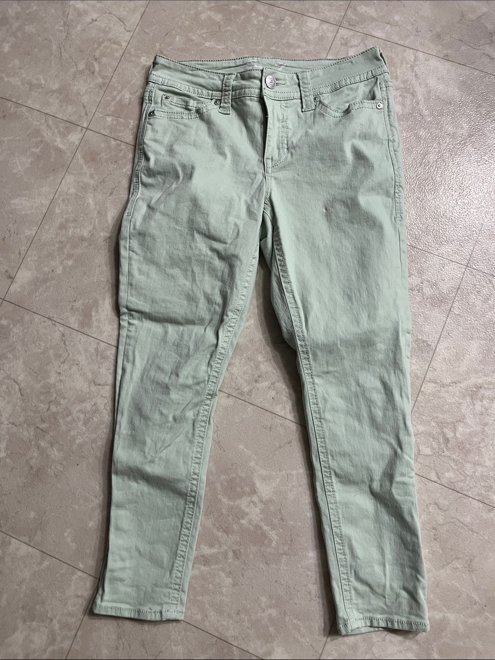 Seven7 Mint Green Skinny Jeans 8